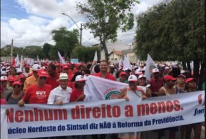 Manifestação do PT de Serrinha a favor de Lula
